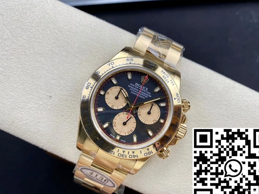 Gold M116508-0009 Clean Rolex Daytona Factory Yellow Cosmograph 1130